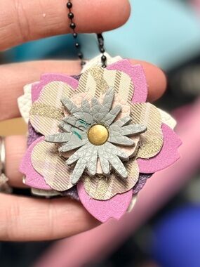 Handmade Floral Bag Charm